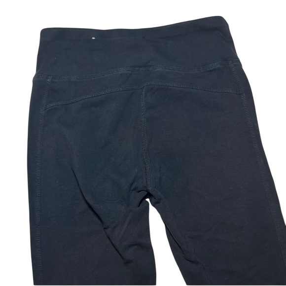 Tommy Hilfiger Sport Black Athletic Legging Size Small Logo Calf - Picture 4 of 9